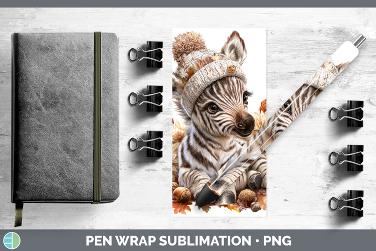 Safari Knit Hat-04 Zebra Pen Wrap Safari Knit Hat Sublimatio