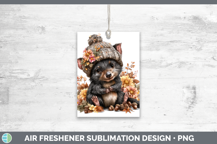 Tasmanian Devil Air Freshener Safari Knit Hat Sublimation Ca