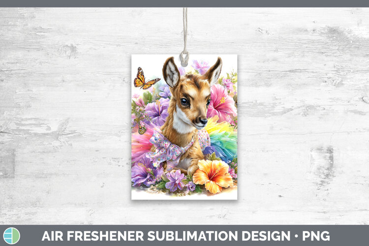 GorgeousSafari Rainbow Summer Air Freshener design.