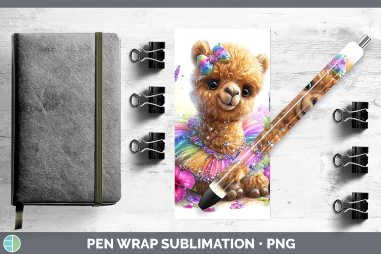 GorgeousSafari Rainbow Summer Pen Wrap design.