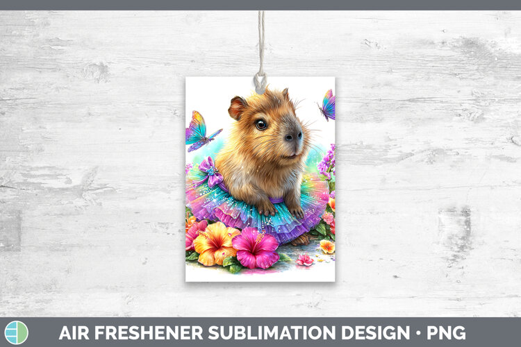 GorgeousSafari Rainbow Summer Air Freshener design.