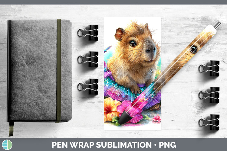 GorgeousSafari Rainbow Summer Pen Wrap design.