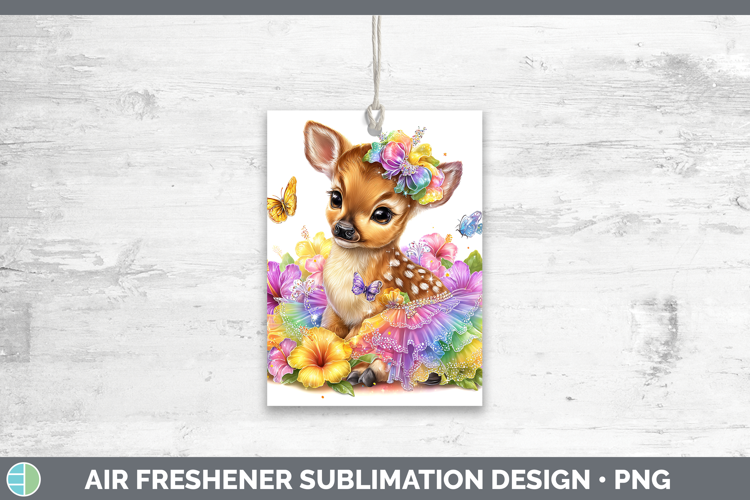 Safari Rainbow Summer Impala Air Freshener Sublimation Car F