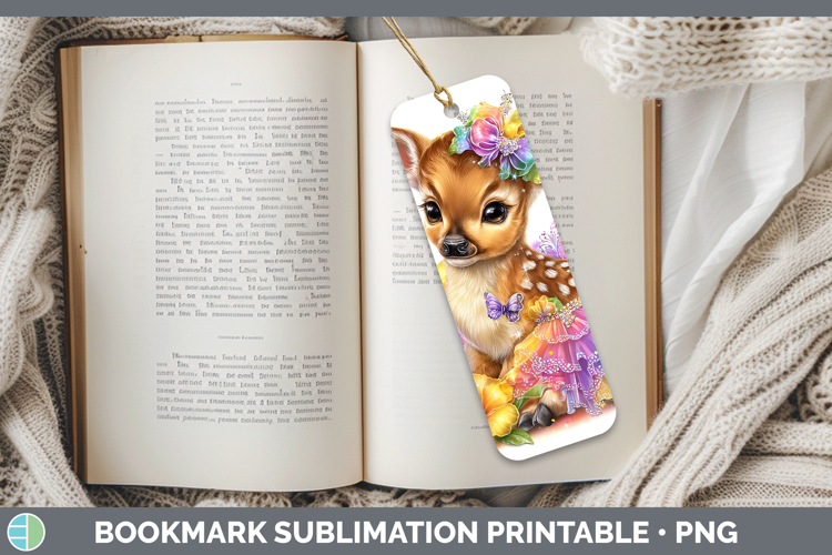 Safari Rainbow Summer Impala Bookmark Sublimation Printable