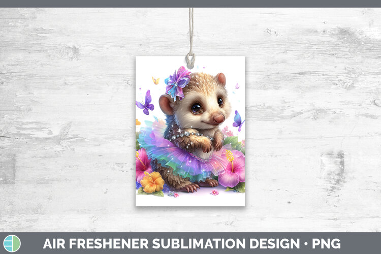 GorgeousSafari Rainbow Summer Air Freshener design.
