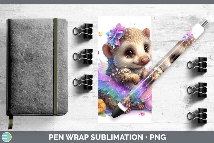 GorgeousSafari Rainbow Summer Pen Wrap design.