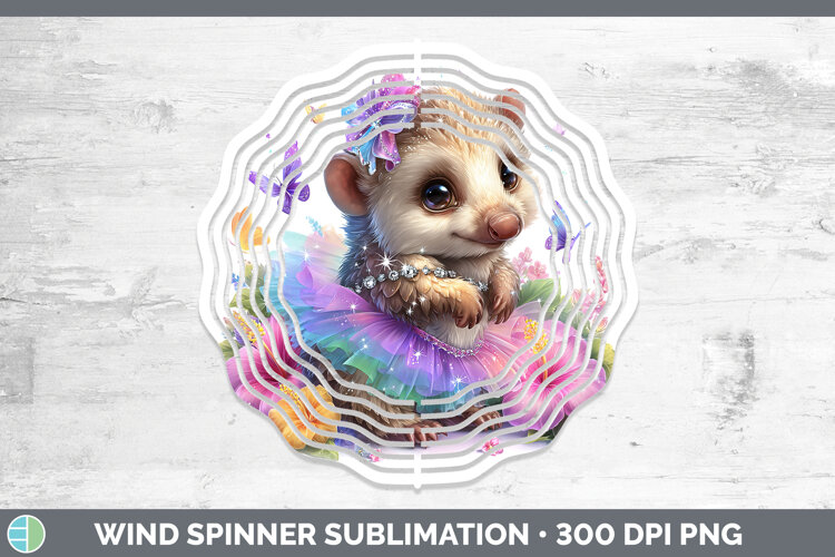 GorgeousSafari Rainbow Summer Wind Spinner design.