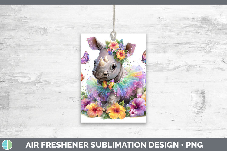 GorgeousSafari Rainbow Summer Air Freshener design.