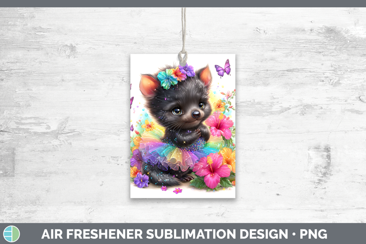 Safari Rainbow Summer Tasmanian Devil Air Freshener Sublimat
