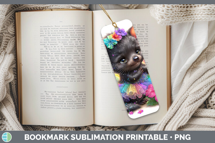 GorgeousSafari Rainbow Summer Bookmark design.