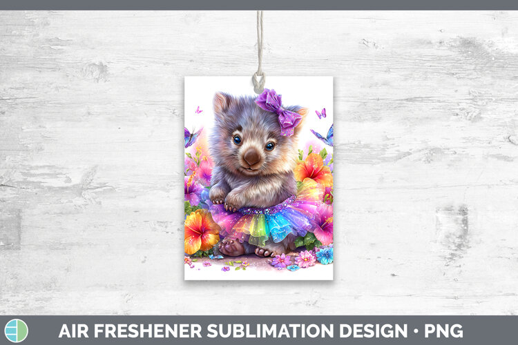 GorgeousSafari Rainbow Summer Air Freshener design.