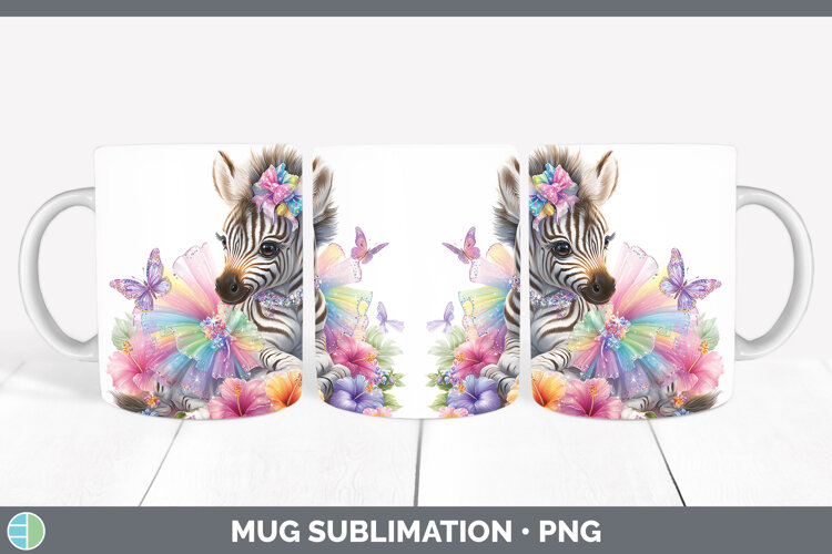 GorgeousSafari Rainbow Summer Mug Wrap design.