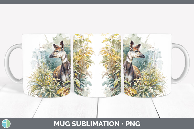 GorgeousSafari Sketch Mug Wrap design.