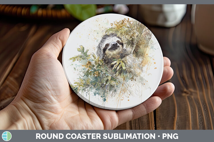 GorgeousSafari Sketch Round Coaster design.
