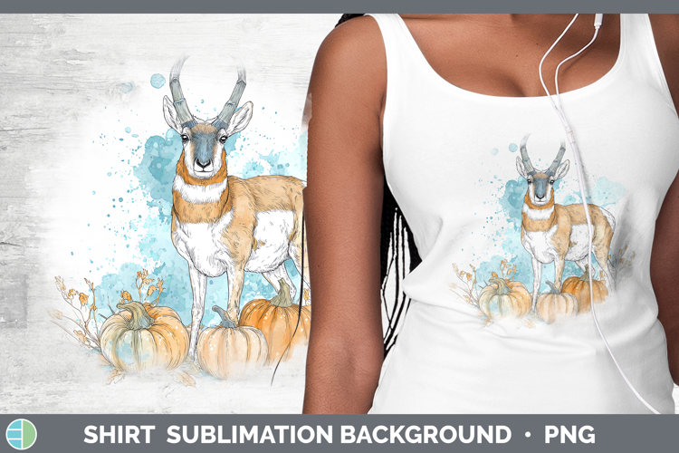 Safari Splash Halloween Antelope Shirt Sublimation Backgroun