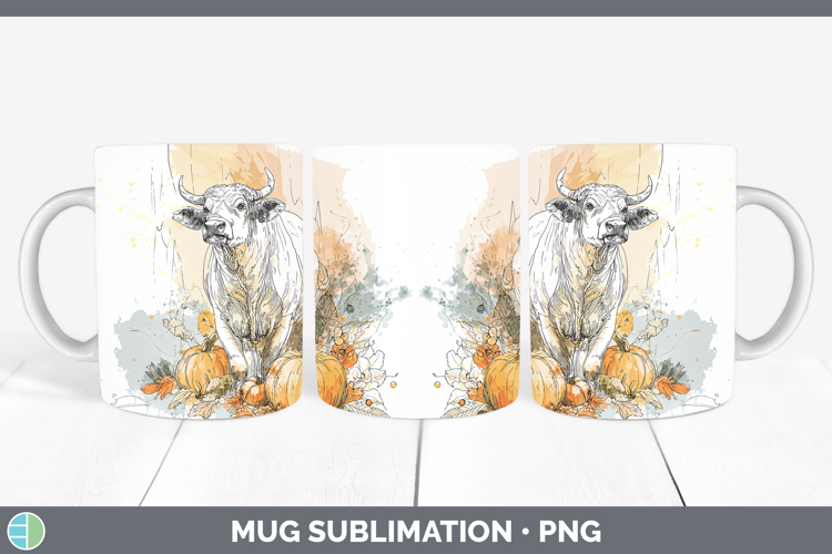 Safari Splash Halloween Buffalo Mug Wrap Sublimation Coffee