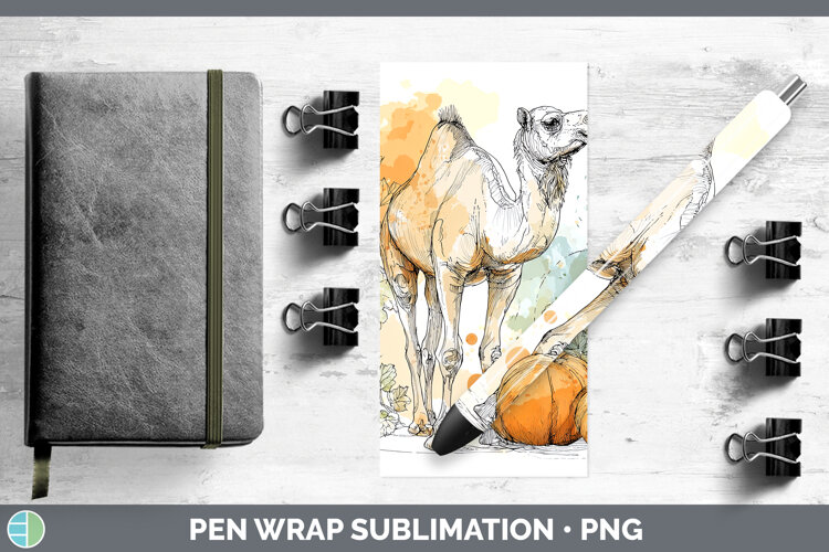 GorgeousSafari Splash Halloween Pen Wrap design.