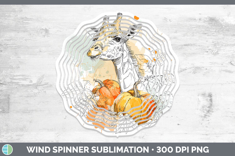 GorgeousSafari Splash Halloween Wind Spinner design.