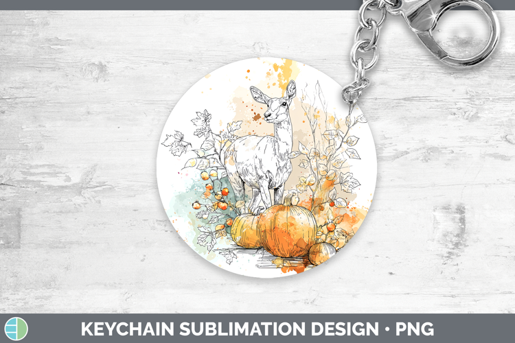 Safari Splash Halloween Impala Keychain Sublimation Keyring