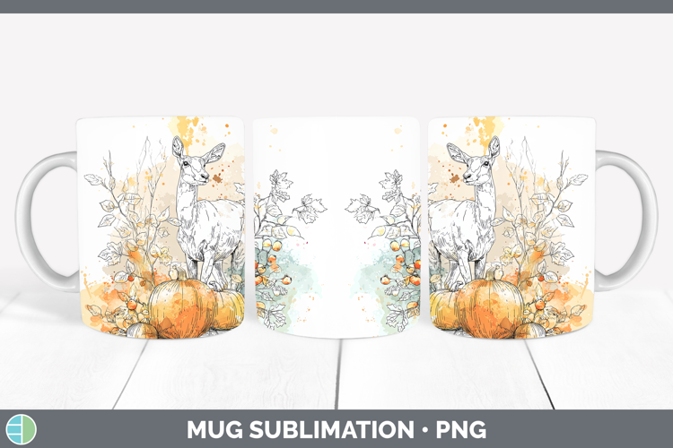 Safari Splash Halloween Impala Mug Wrap Sublimation Coffee C