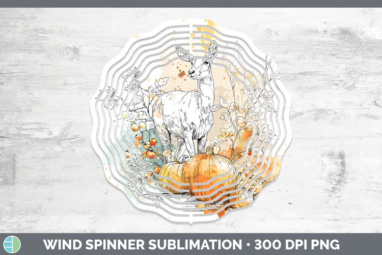 Safari Splash Halloween Impala Wind Spinner Sublimation Spin