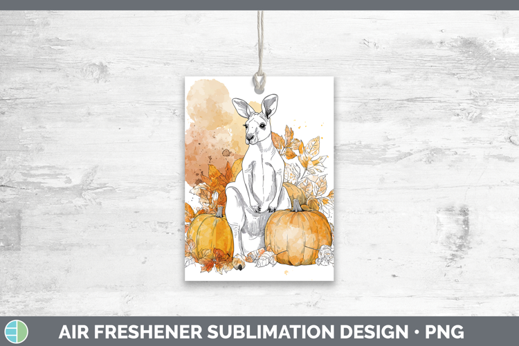 Safari Splash Halloween Kangaroo Air Freshener Sublimation C