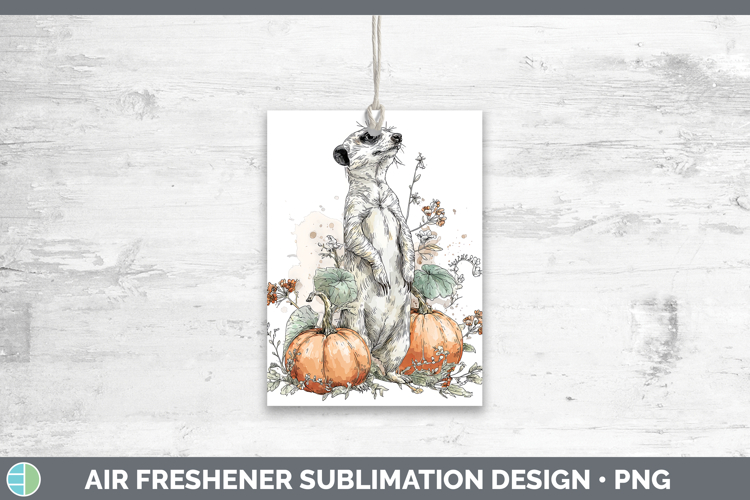 Safari Splash Halloween Meerkat Air Freshener Sublimation Ca