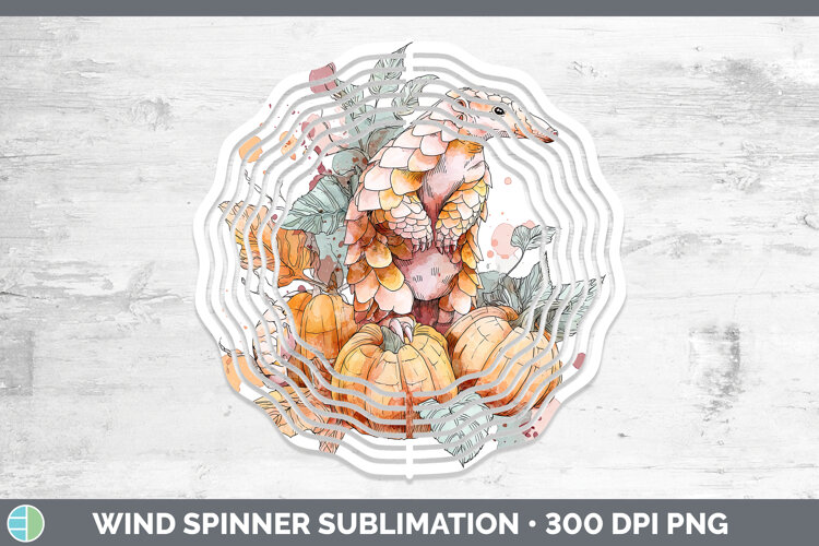 GorgeousSafari Splash Halloween Wind Spinner design.
