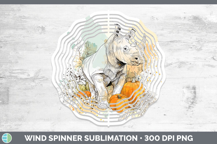 GorgeousSafari Splash Halloween Wind Spinner design.