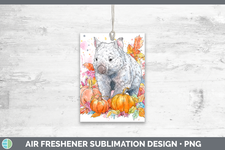 Safari Splash Halloween Wombat Air Freshener Sublimation Car