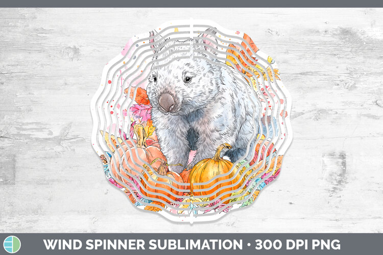GorgeousSafari Splash Halloween Wind Spinner design.