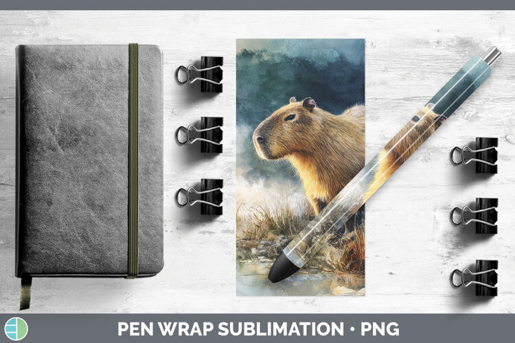 GorgeousSafari Sunset Pen Wrap design.