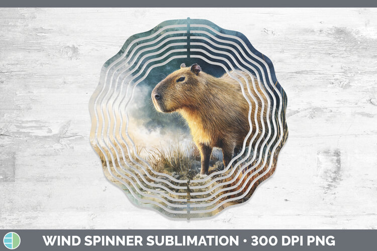 GorgeousSafari Sunset Wind Spinner design.