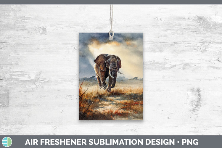 GorgeousSafari Sunset Air Freshener design.