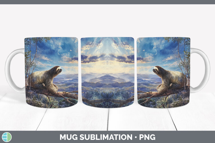 GorgeousSafari Sunset Mug Wrap design.
