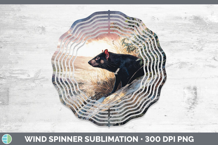 GorgeousSafari Sunset Wind Spinner design.