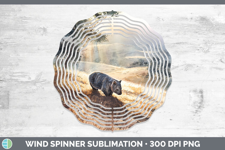 GorgeousSafari Sunset Wind Spinner design.