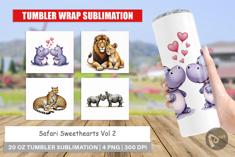 Safari Sweethearts Tumbler