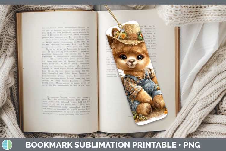 Safari Thanksgiving Camel Bookmark Sublimation Printable Des