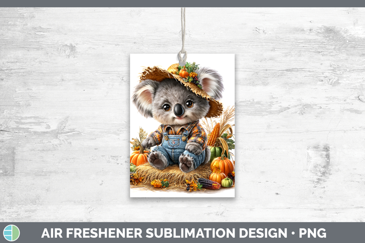 Safari Thanksgiving Koala Air Freshener Sublimation Car Fres