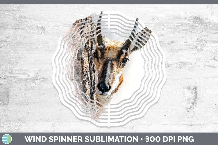 GorgeousSafari Tree Peek Wind Spinner design.