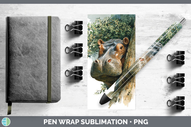 GorgeousSafari Tree Peek Pen Wrap design.