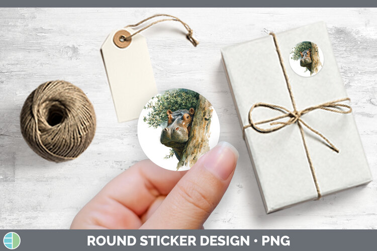 GorgeousSafari Tree Peek Stickers design.
