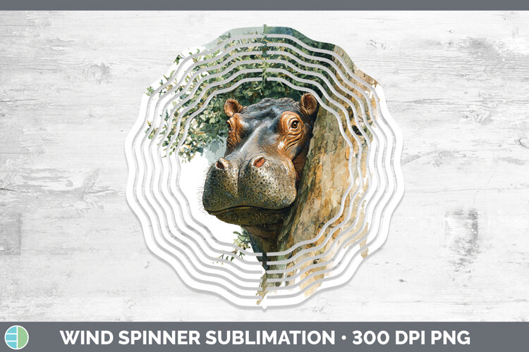 GorgeousSafari Tree Peek Wind Spinner design.