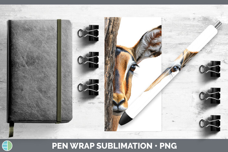 GorgeousSafari Tree Peek Pen Wrap design.