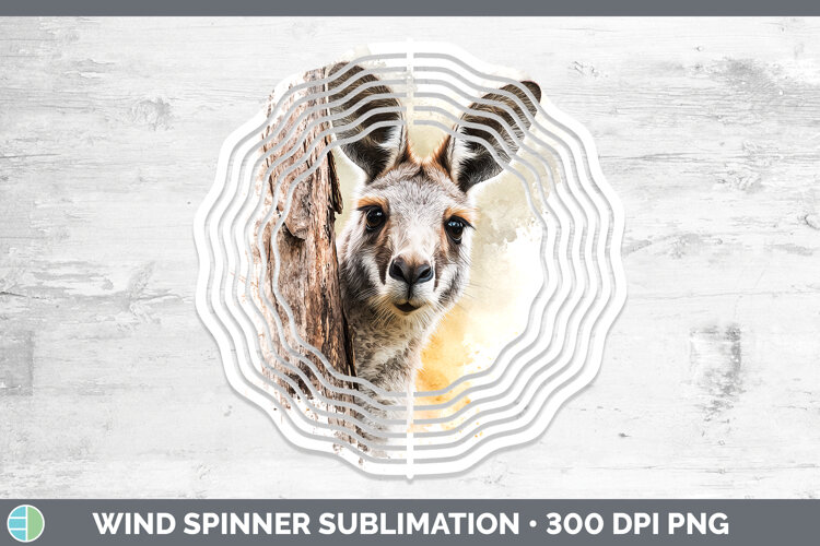 GorgeousSafari Tree Peek Wind Spinner design.