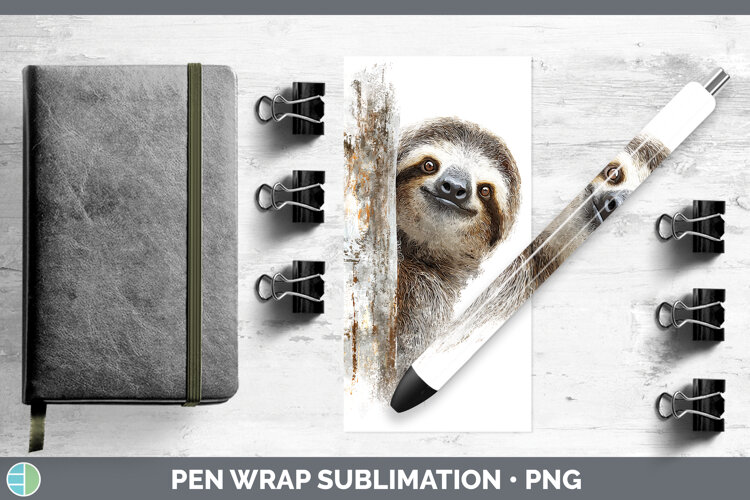 GorgeousSafari Tree Peek Pen Wrap design.