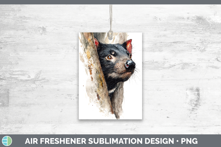 Tasmanian Devil Safari Tree Peek Air Freshener Sublimation D