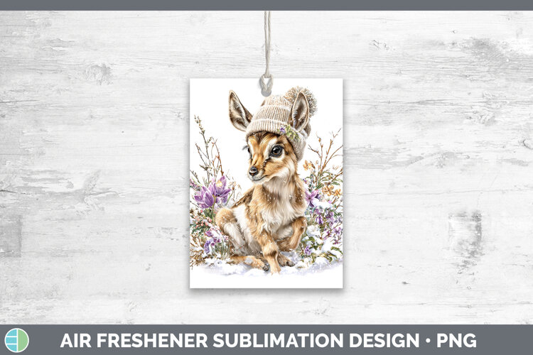 GorgeousSafari Winter Knit Hat Air Freshener design.