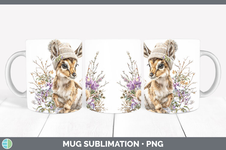 GorgeousSafari Winter Knit Hat Mug Wrap design.